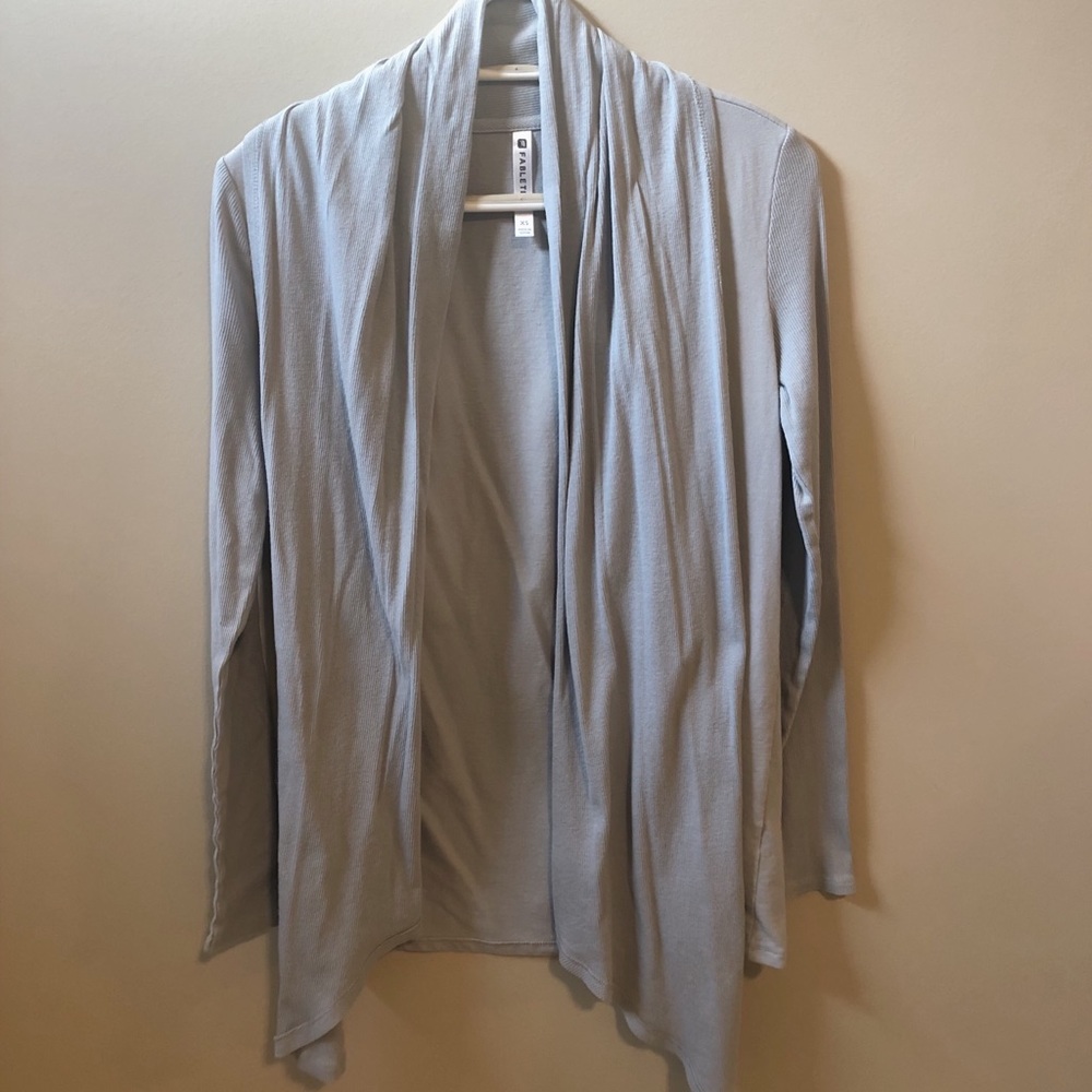 Fabletics grey cardigan
